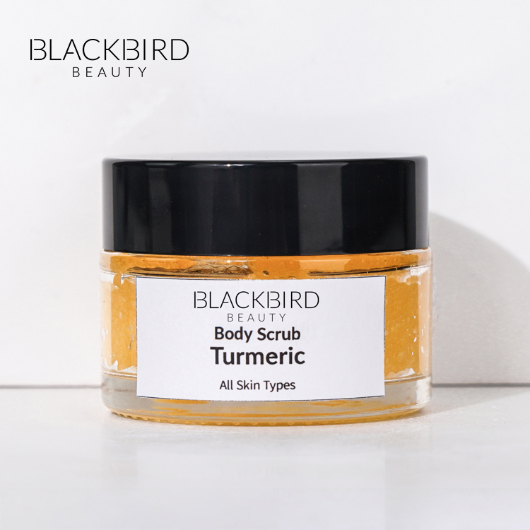 Private Label Deep Cleansing Turmeric Body Scrub Gentle Exfoliating Body Scrub Customized