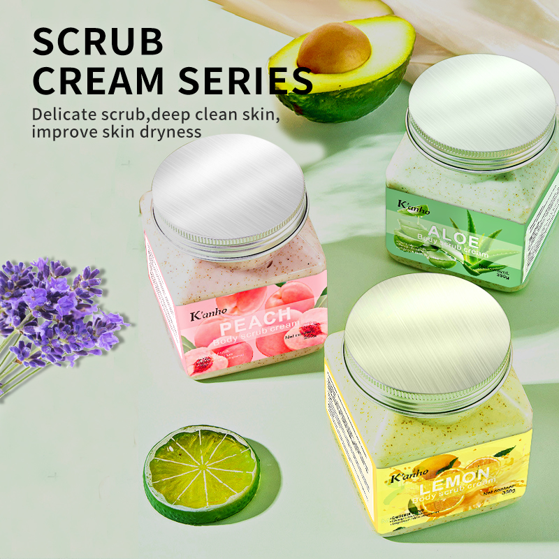 Kanho Main Coffee Bath Scrub Natural Whitening Sugar Body Scrub Exfoliating Cream Facial Body Organic Skin Care Fruit Salt Ocean