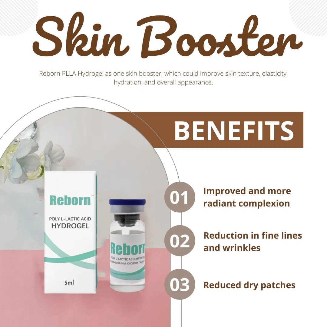 Acne Scars, Hyperpigmentation, Pore Minimizing, Fine Line Reduction, Skin Smoothing Dermal Filler Reborn Plla Hydrogel
