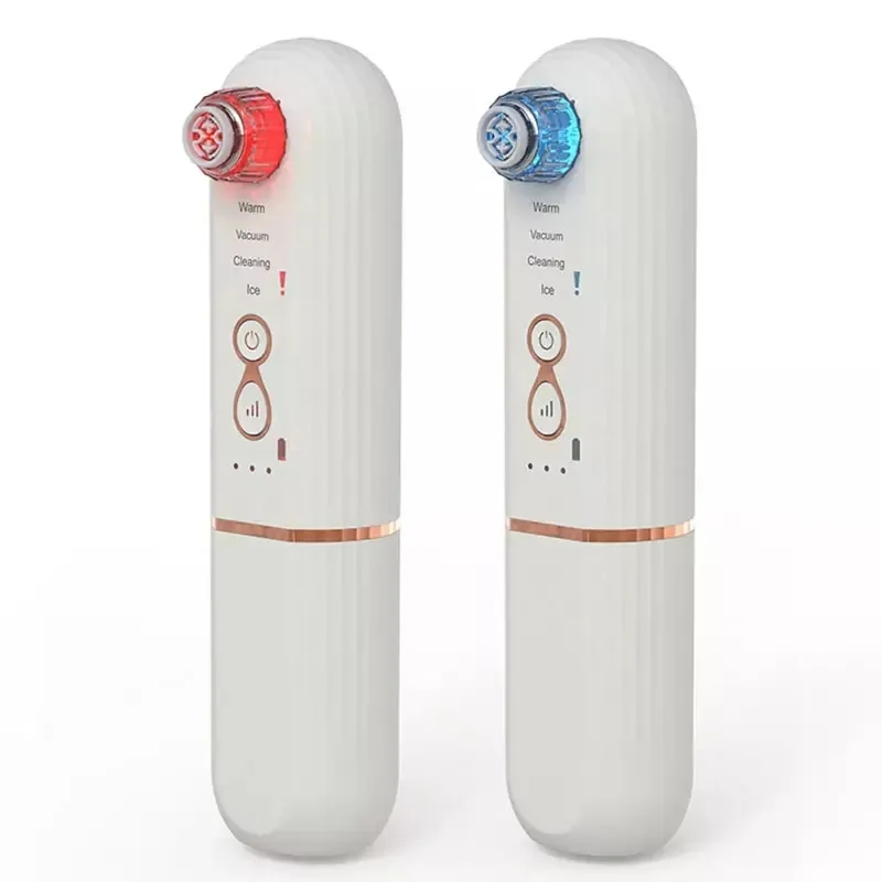 Heating Cooling LED Vacuum Repair Shrink Pore Cleaner Small Bubble Electric Cleansing Blackhead Suction Instrument