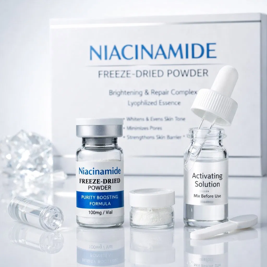 Niacinamide Freeze-Dried Powder Serum Brightening &amp; Pore Minimizing Skin Repair
