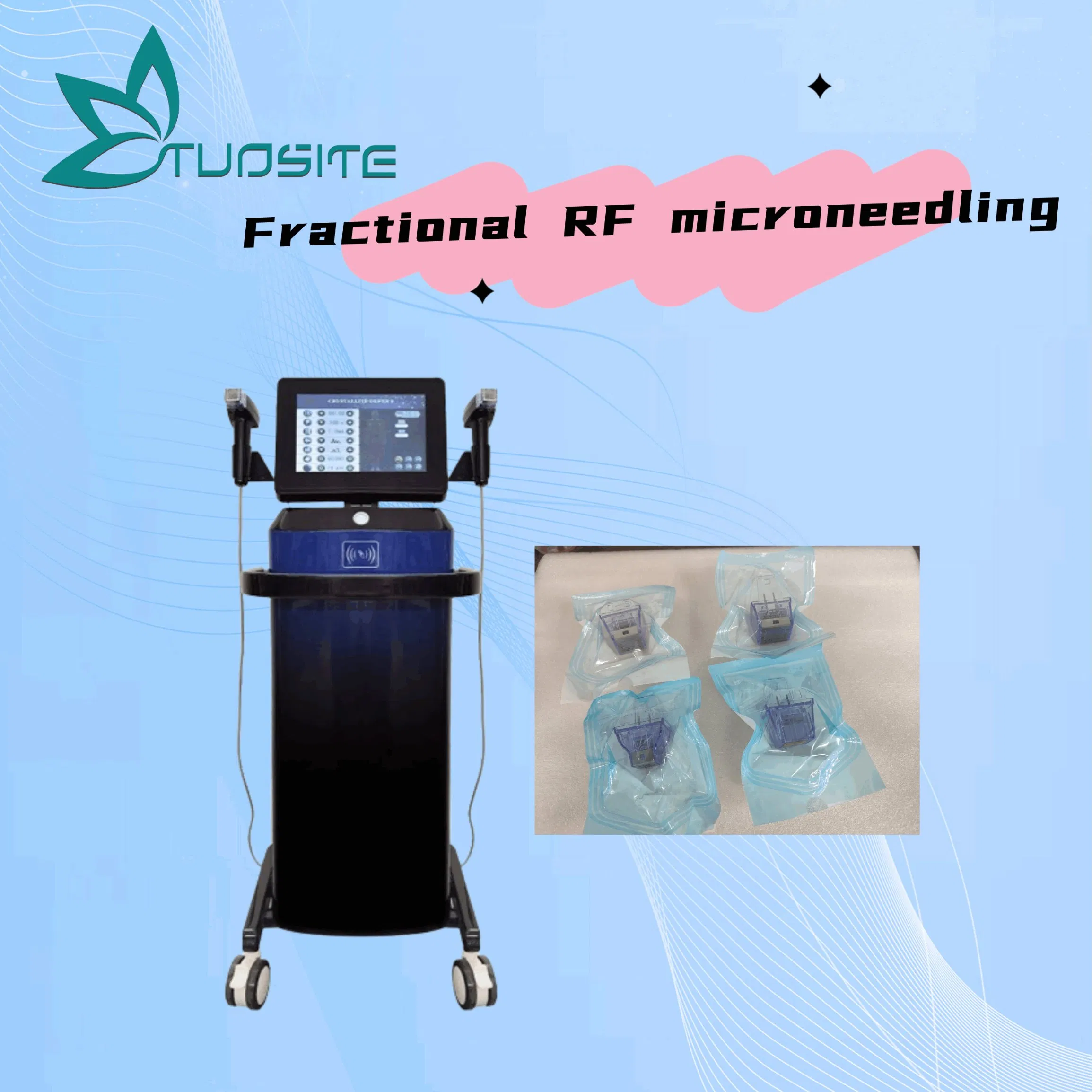 2023 Factory New Morpheus8 Radio Frequency Gold RF Crystallite Depth 8 RF Microneedling Machine Skin Tightening Morpheus8
