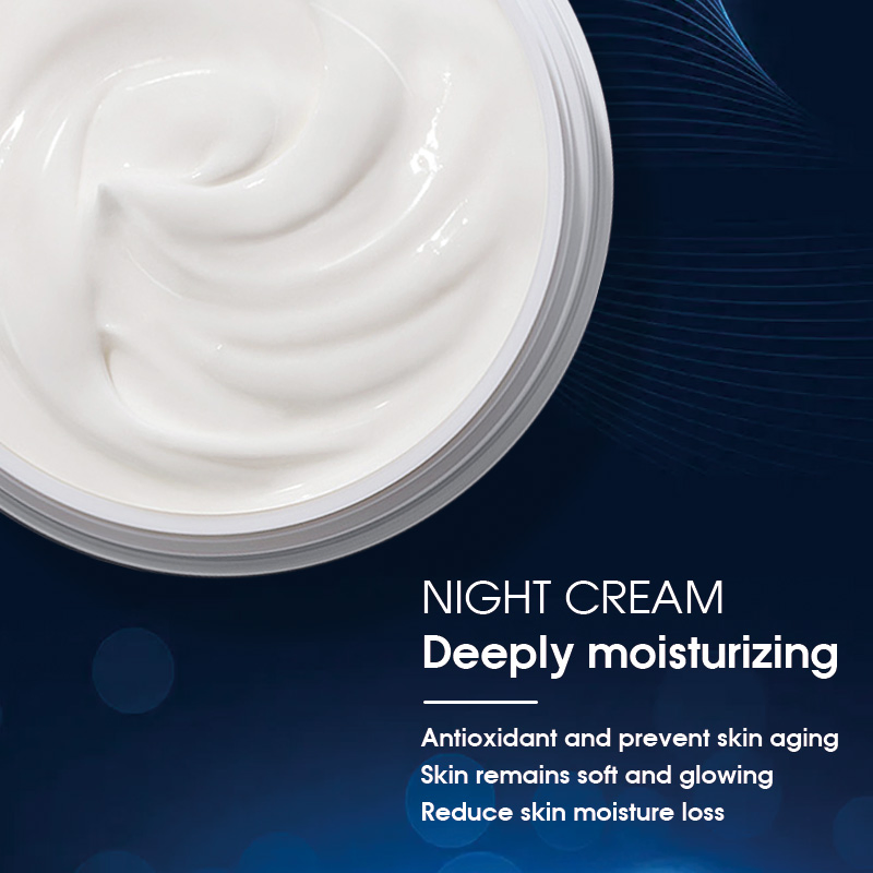 Private Label Q10 Night Cream Whitening Repair Skin 100%Natural Vegan Skincare