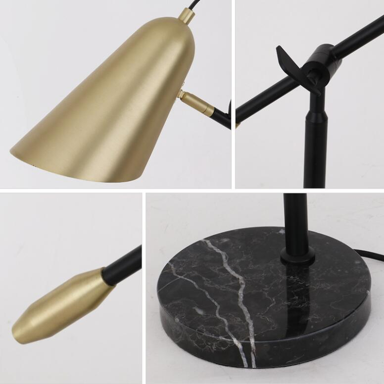 LED Bedside Table Lamp Indoor Lighting Adjustable Bedroom Night Bed Side Lamp Desk Table Lamp