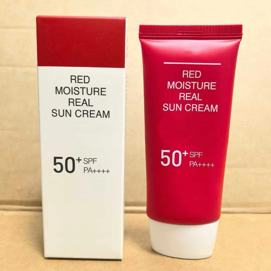 Medicnbel Red Moisture Real Cream Offering SPF50+ protection Against UVA/UVB Rays While Hydrating and Nourishing Skin