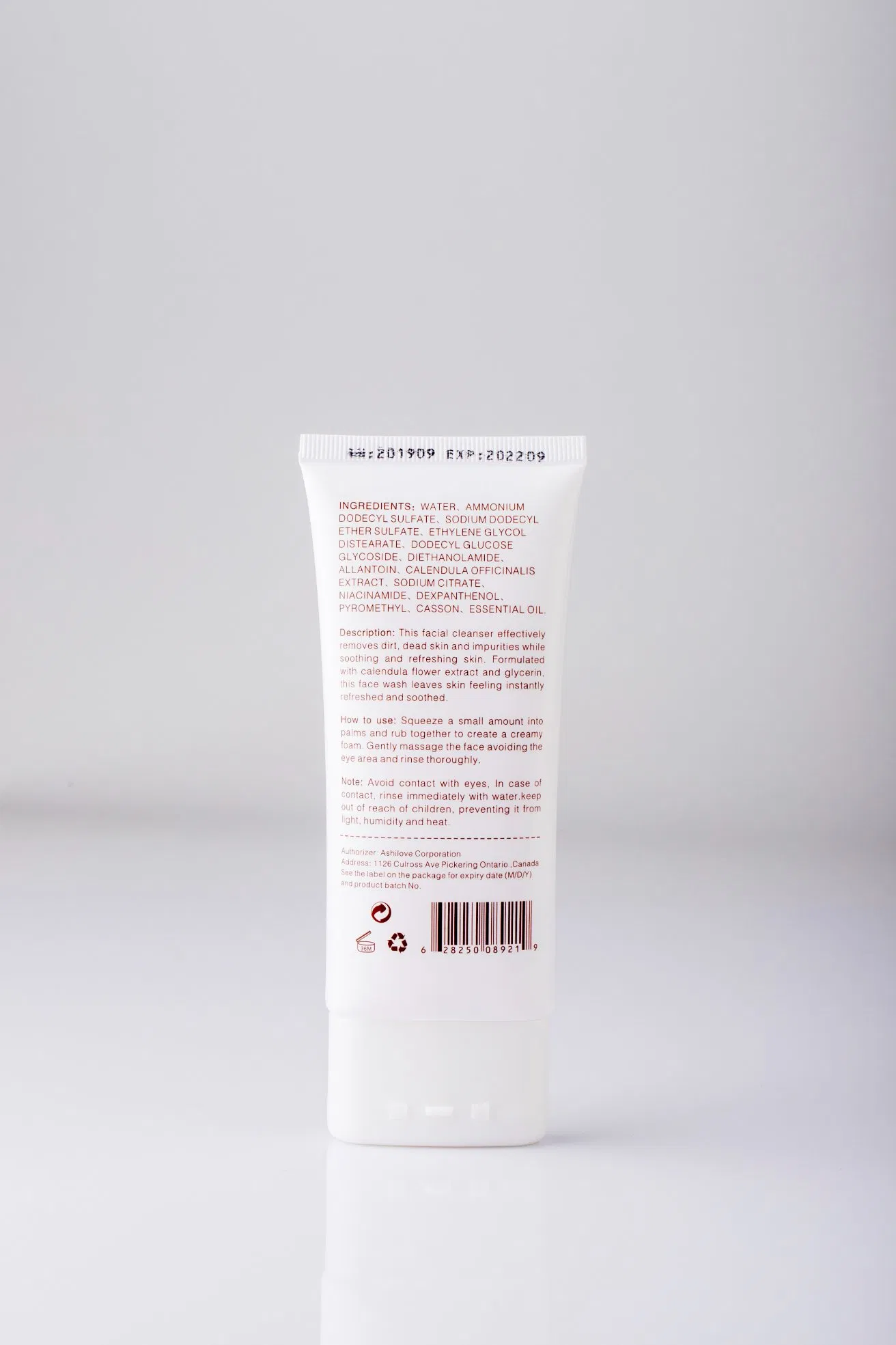 Private Label Acne Face with Foaming Organic Salicylic Acid Whitening Clean Clear Charcoal Acid Face Wash