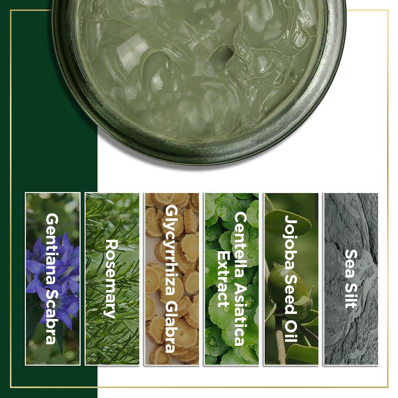 Custom Logo Herbal Natural Vegan Cleansing Clay Mud Mask Blackhead Remove Smoothing Skincare