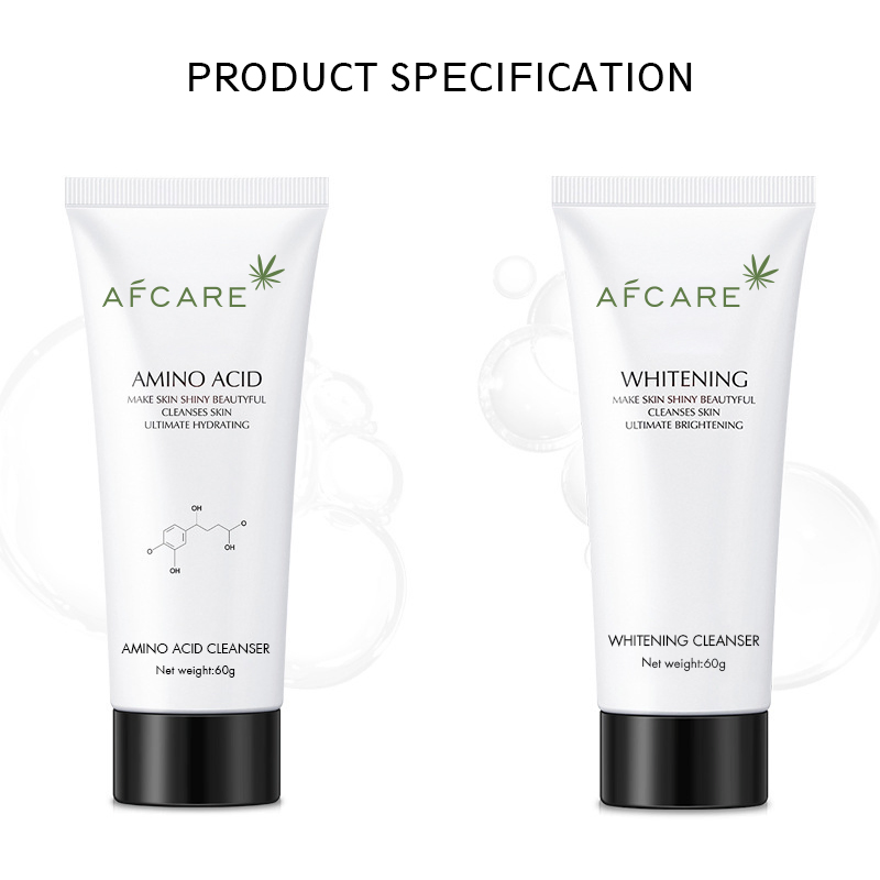 Amino Acid Facial Cleanser Anti-Acne Face Deep Cleansing Whitening Oil Control