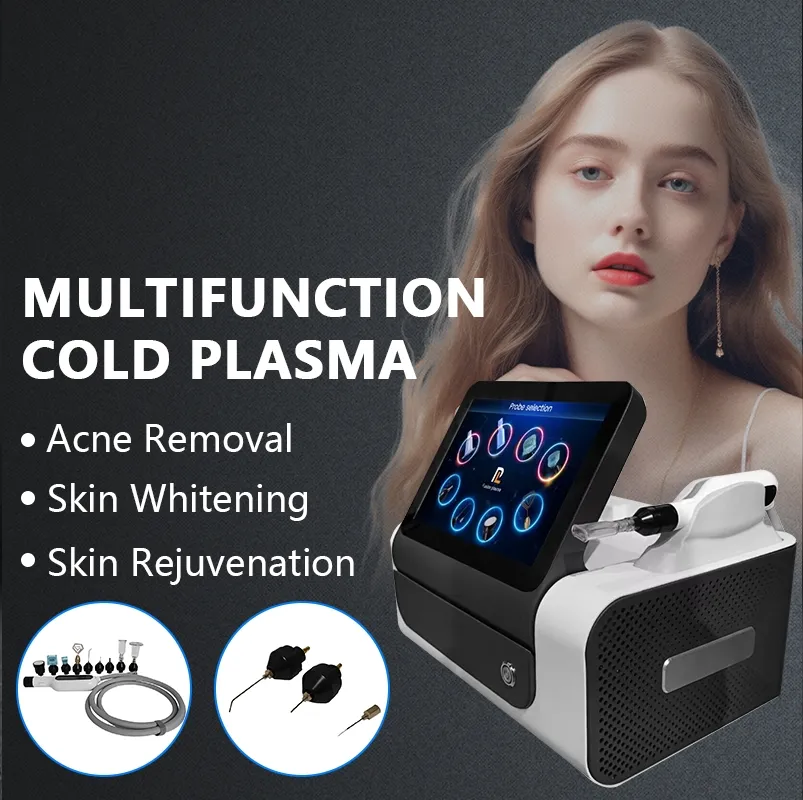 Skin Care 8 in 1 Ozone Plasma Acne Treatment Eyelid Face Lifting Skin Tightening Cold Plasma