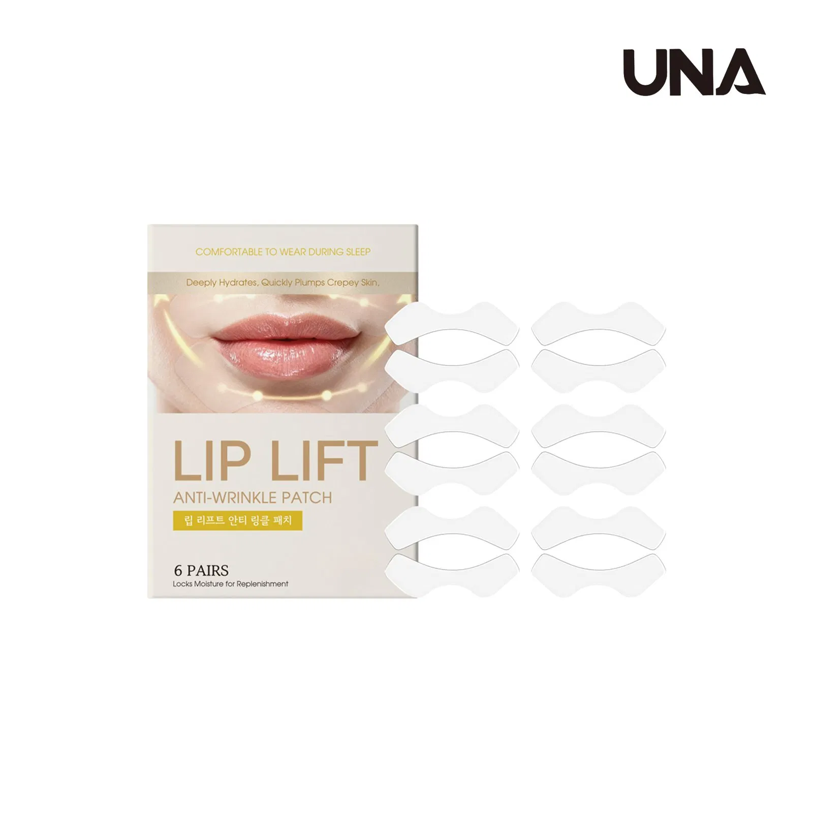 Lip Care Patch - Daily Nourishment, Moisturizes Lip Area, Reduces Lip Lines, Lip Care Patch