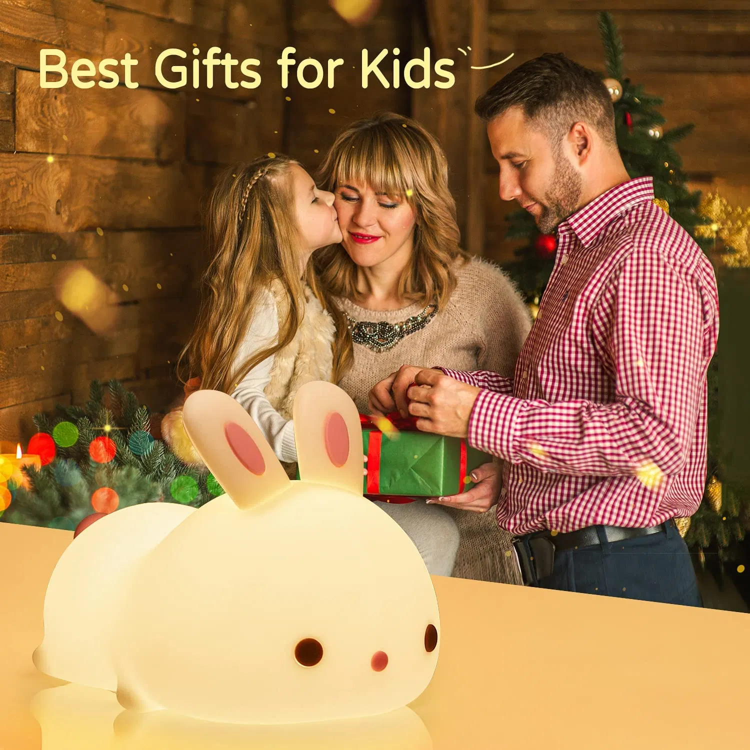 Bunny Toy Lamp Cute Lamp 16 Colors Kids Night Lights for Bedroom