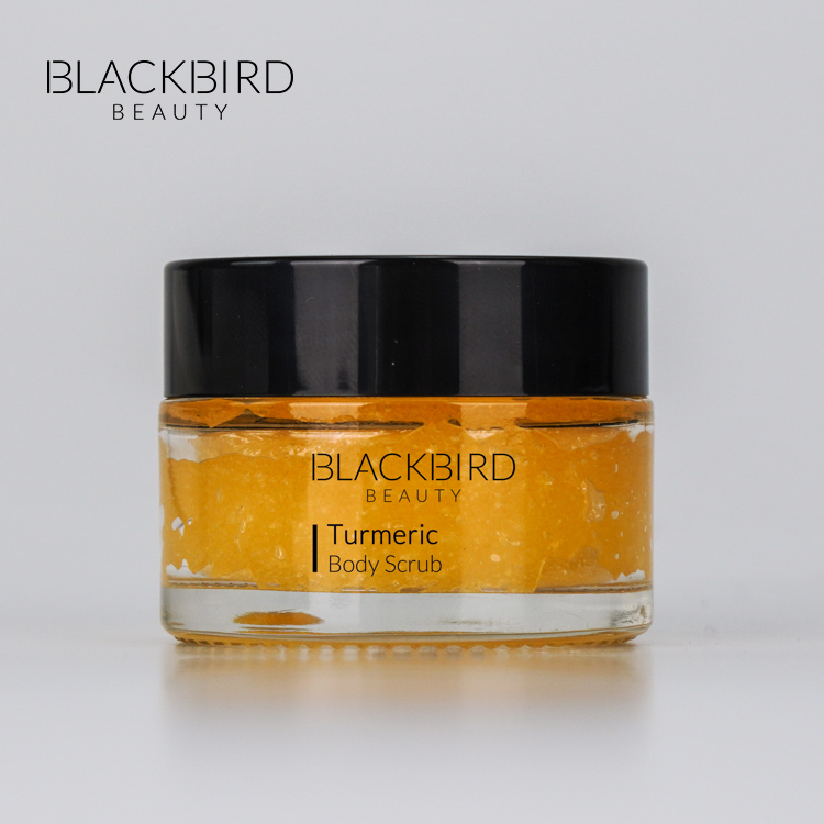 Private Label Deep Cleansing Turmeric Body Scrub Gentle Exfoliating Body Scrub Customized