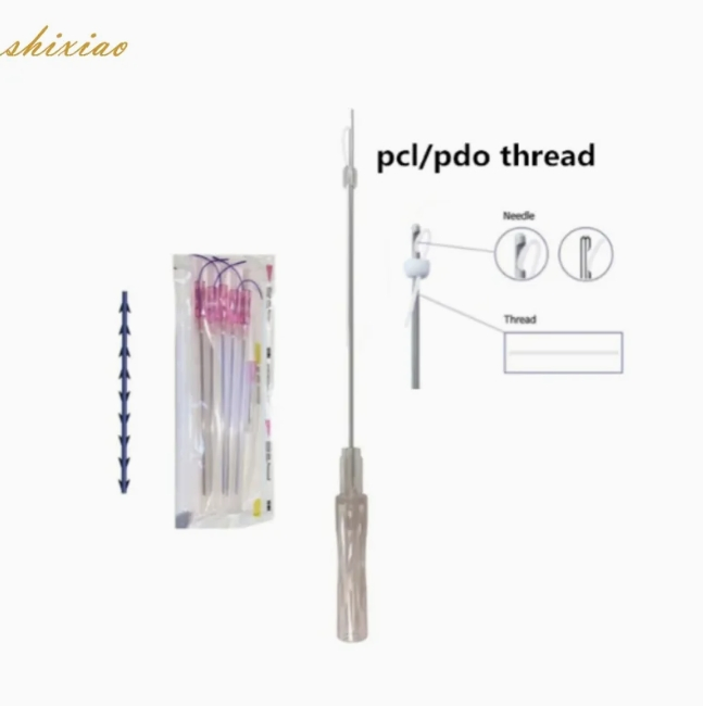 High-Quality Hskinlift Pdo Fishbone to Tighten and Tighten Skin, Absorbable Facial Skin Lifting Double