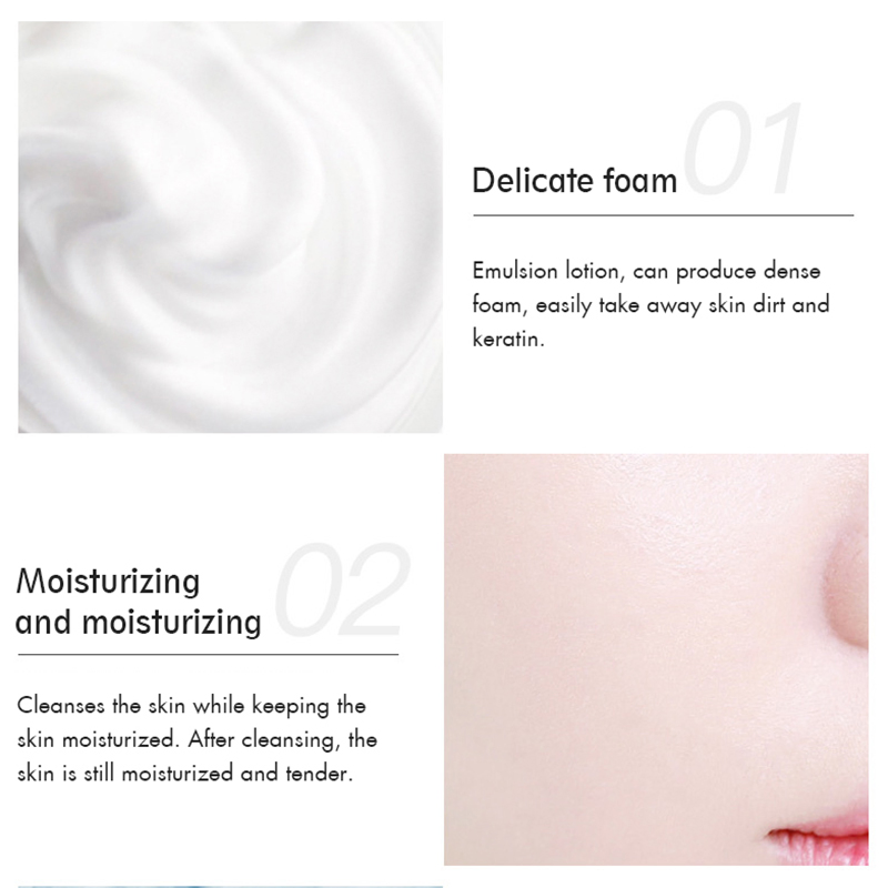 Amino Acid Facial Cleanser Anti-Acne Face Deep Cleansing Whitening Oil Control