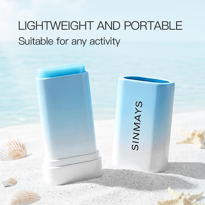 Cotton Soft Sun Stick SPF50+ UV Protection Sunscreen Stick Lightweight Invisible Portable Waterproof Sweat Resistant Sun Stick