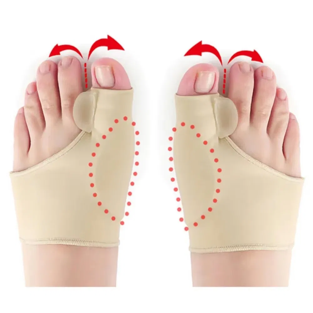 Elastic Woven Spandex Gradual Toe Gentle Repair for Women's Big Toe Reshaping Enhancing Foot Health Toe Spreader