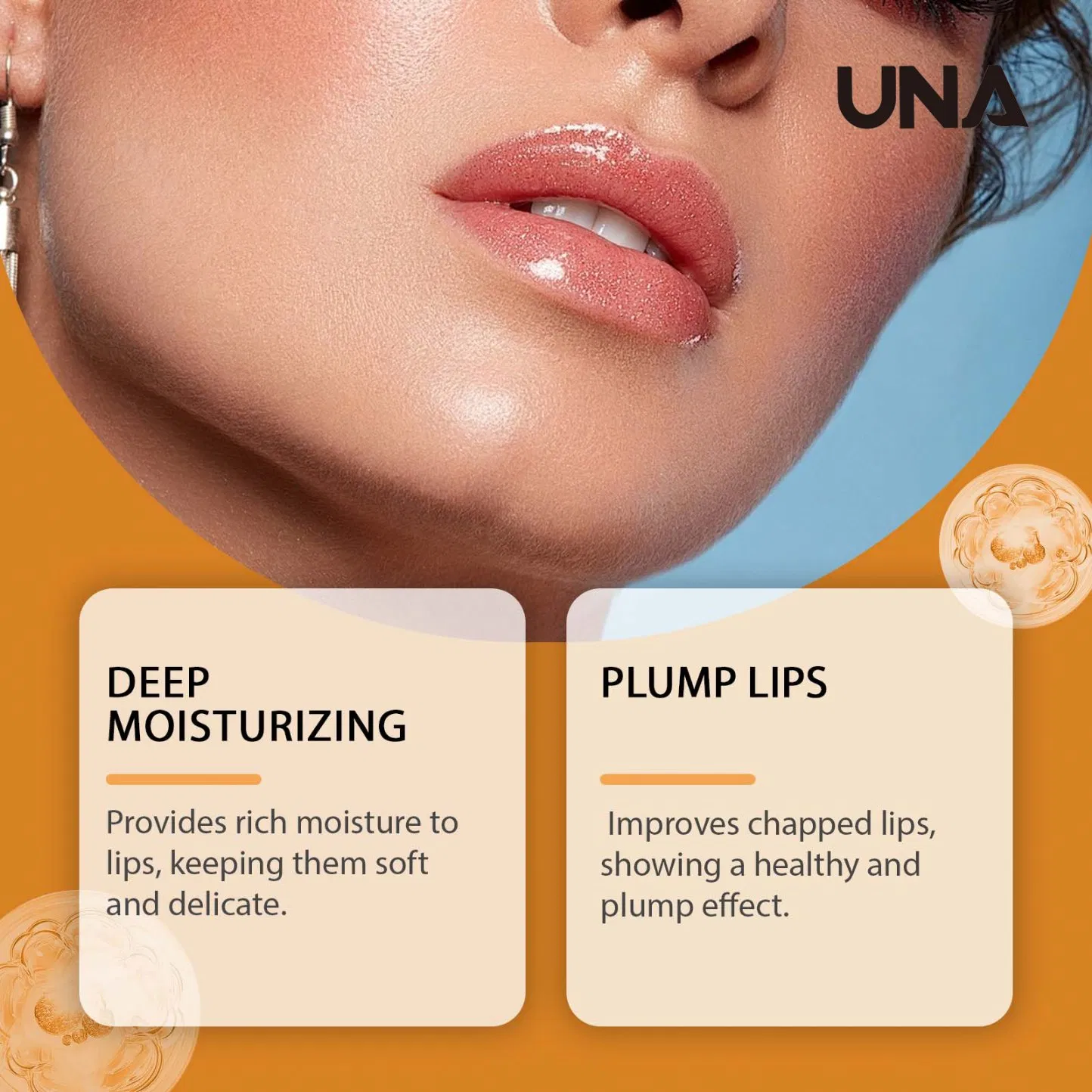 Caramel Milk Moisturizing Lip Balm - Moisturizing and Hydrating, Smoothing and Brightening, Softly Cares for Lips