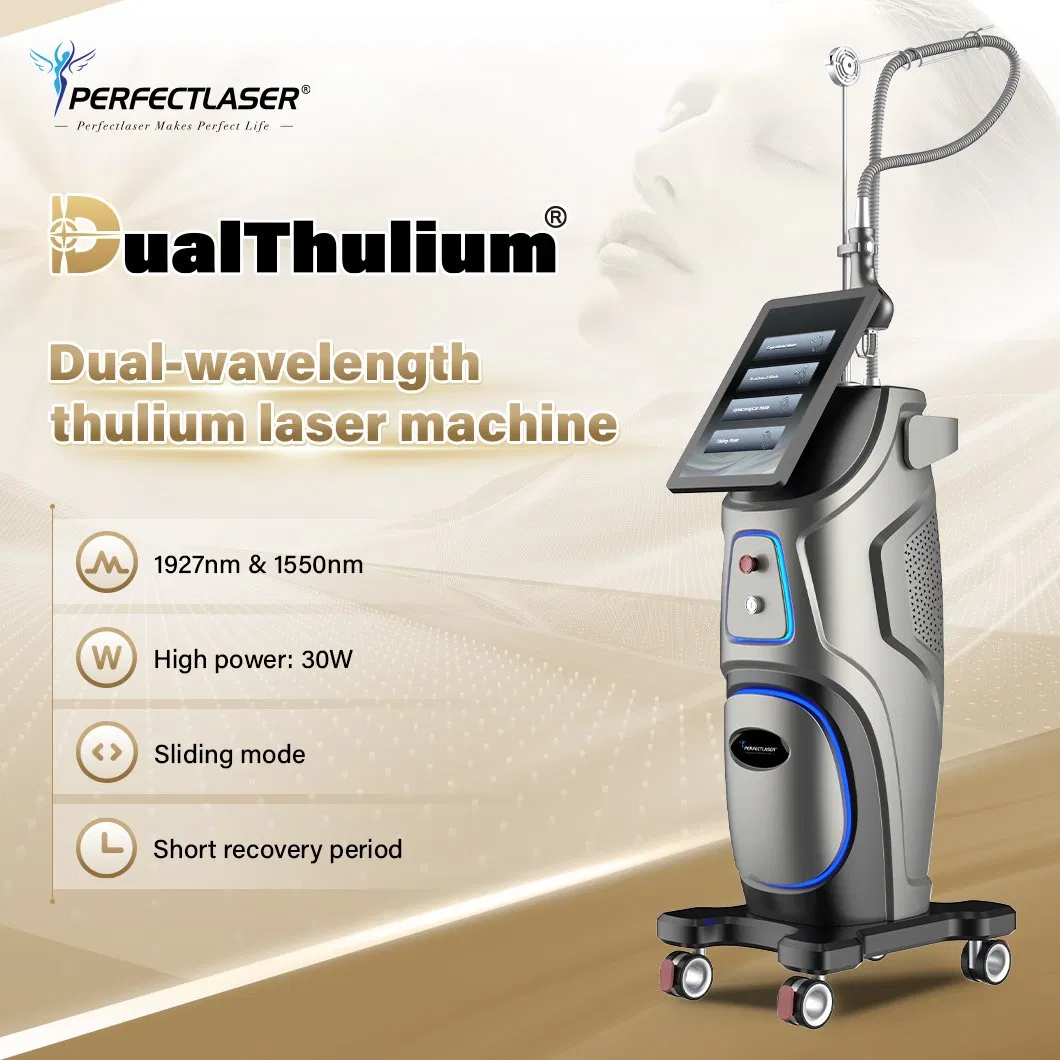 Perfectlaser Thulium Laser Machine 1550nm 1927nm 15W Pore Minimizing Facial Firming Manufacturer CE FDA Approved