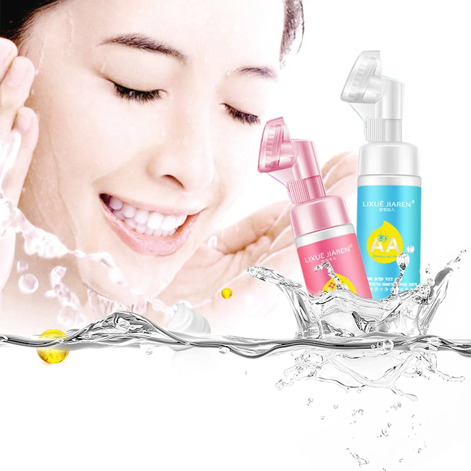 Gentle Amino Acid Foam Face Wash for Deep Cleansing Purity