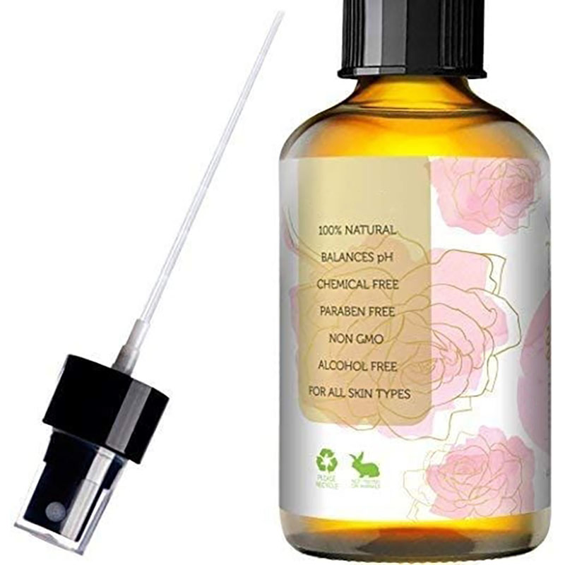 Private Label Natural Organic Rose Water Toner Face Spray Skin Care Vegan Skincare Hydrating Facial Mist for Face