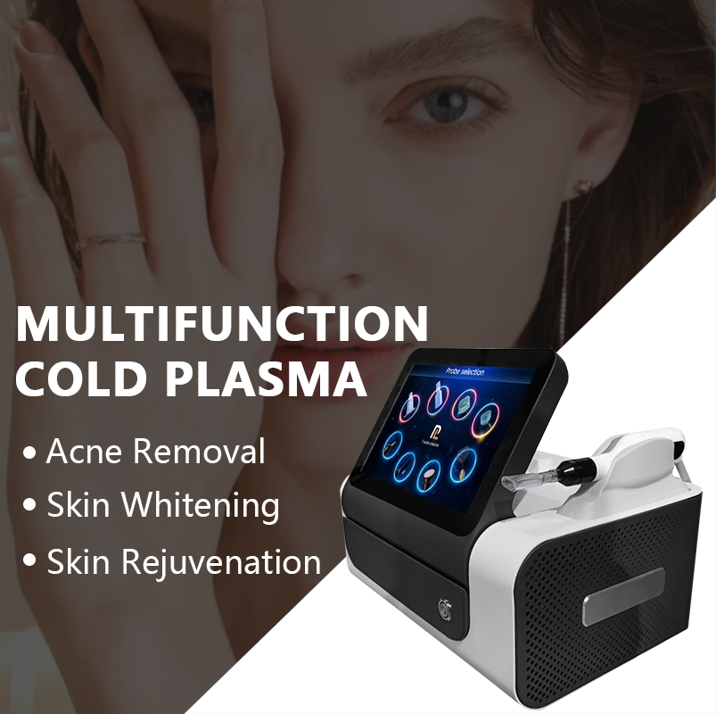 Skin Care 8 in 1 Ozone Plasma Acne Treatment Eyelid Face Lifting Skin Tightening Cold Plasma