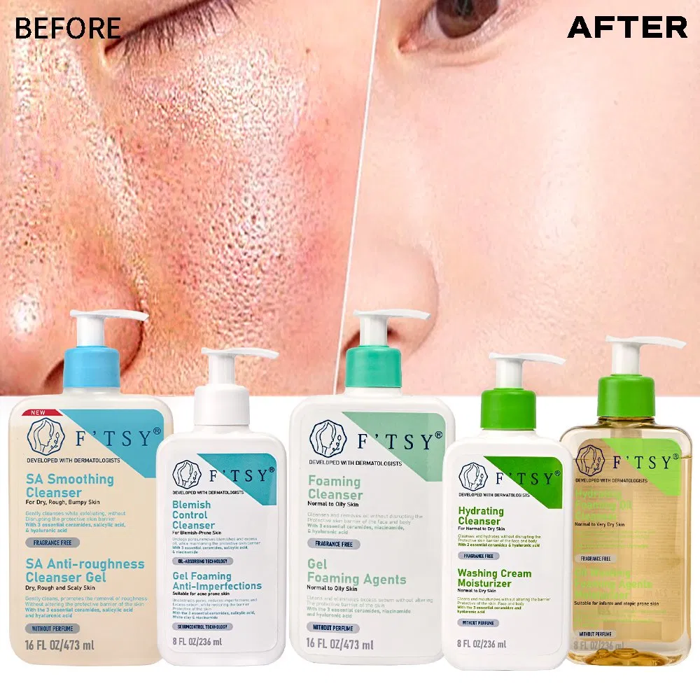 Custom Moisturizing Nourishing Face Wash Gel Deep Cleansing Oil Washing Foaming Agents Moisturizer