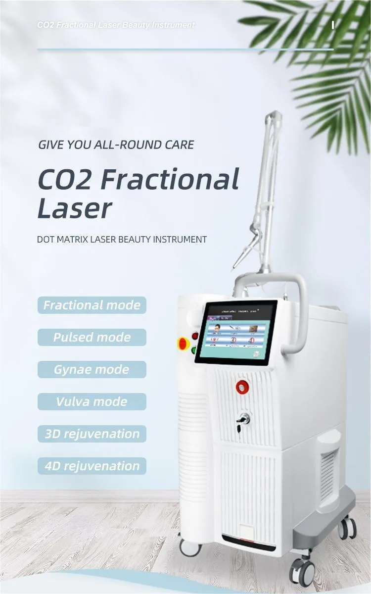 Powerful 60W 10600nm CO2 Fractional Laser Machine Vaginal Tightening and Skin Resurfacing Beauty Care