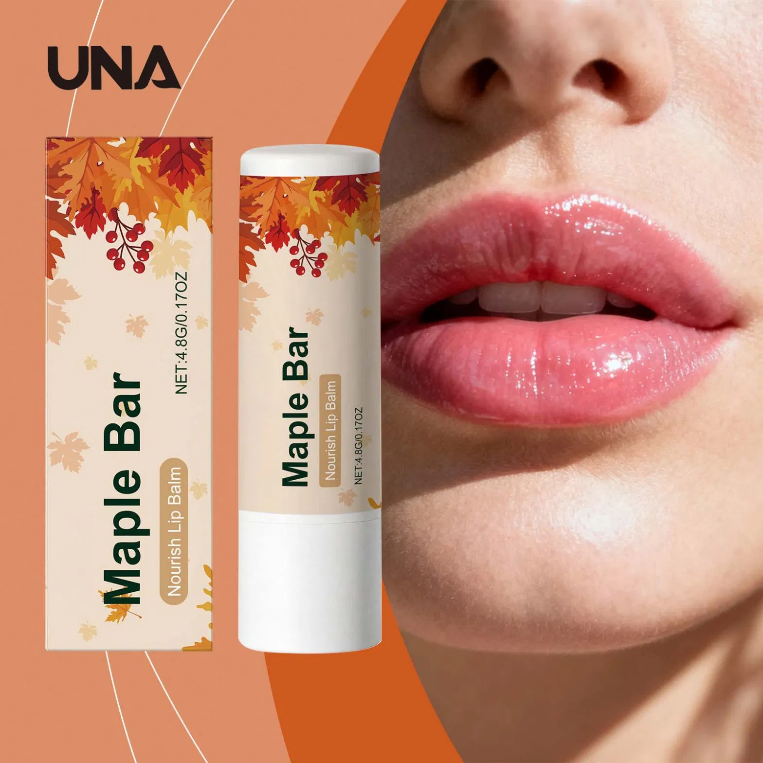 Candy Stick Seasonal Gentle Lip Balm - Gently Nourishes and Cares for Lips, Radiant, Soft and Hydrating
