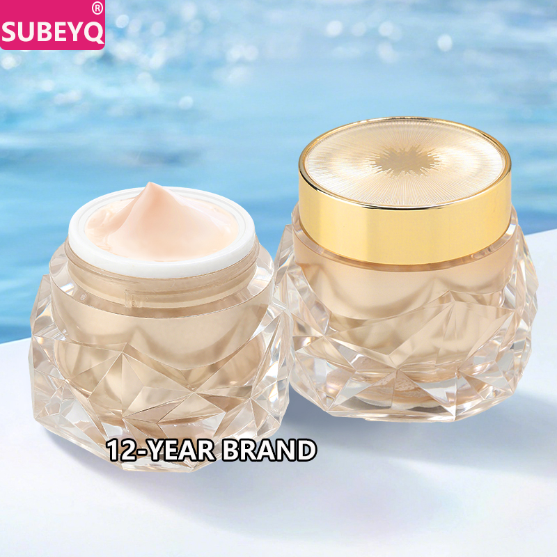 SUBEYQ Sun Protection Tinted Foundation Moisturizer Sunscreen Cream Face Mineral SPF 50 Waterproof Hydrating Whitening