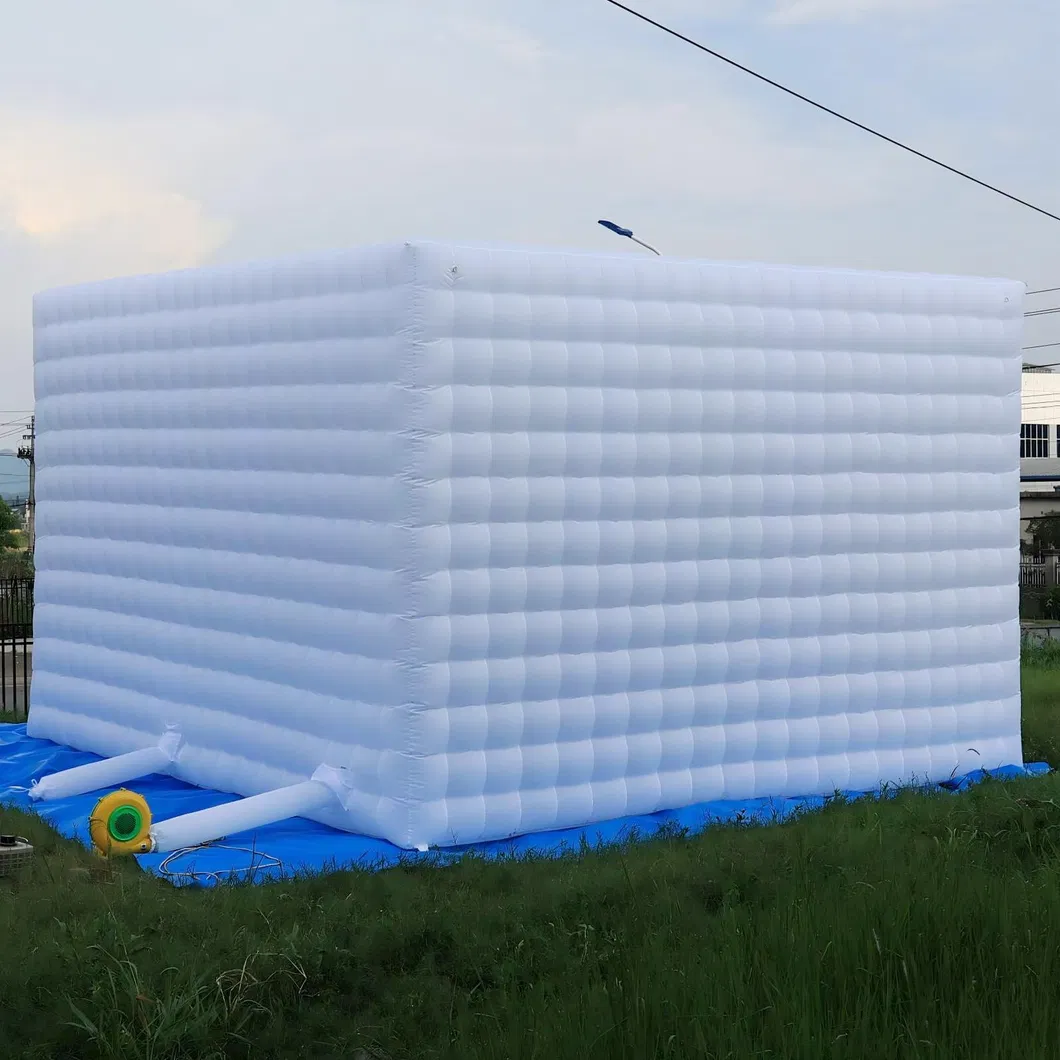 Inflatable White Night Club Party LED Light Tent 2