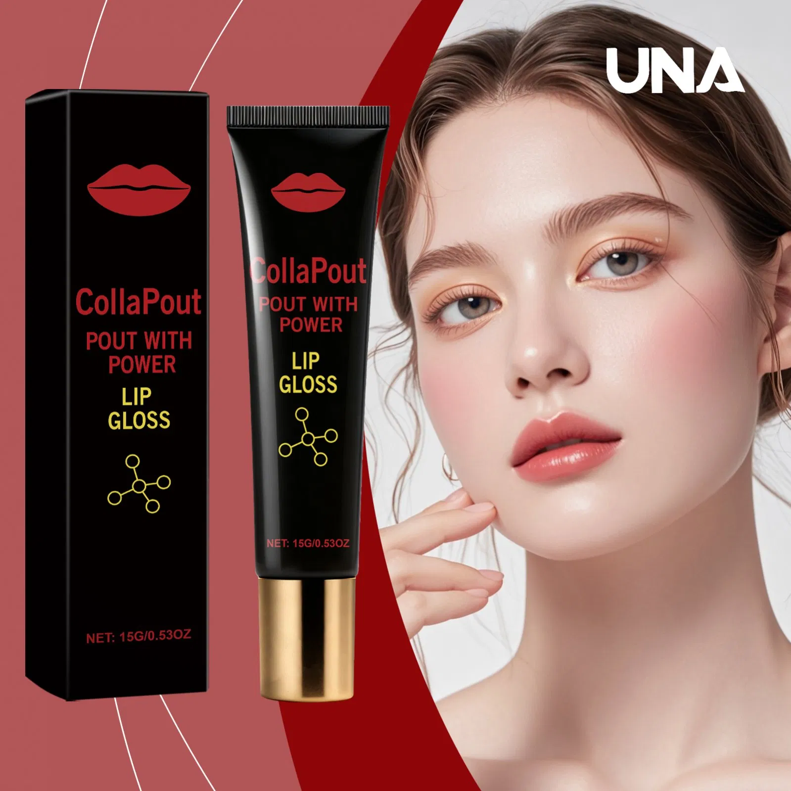 Lip Moisturizing Nourishing Serum - Cares for Soft Lip Skin, Hydrating, Delicate and Smooth, Non-Sticky Lip Care