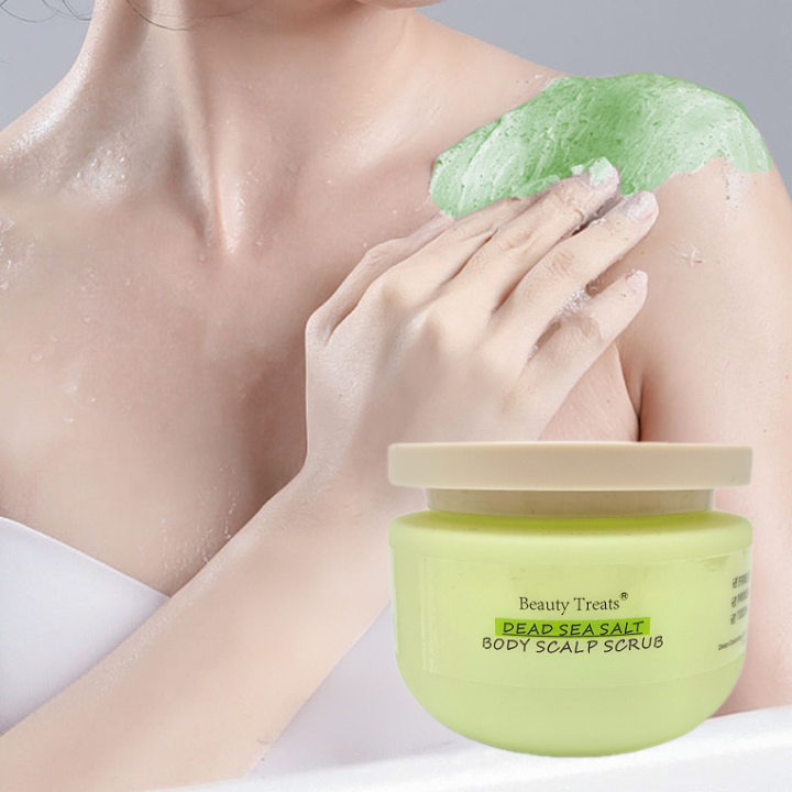 Whitening Brightening Exfoliating Shea Sugar Body Scrub Removes Dead, Dry Skin for Soft &amp; Hydrated ,Nourishing Body Care