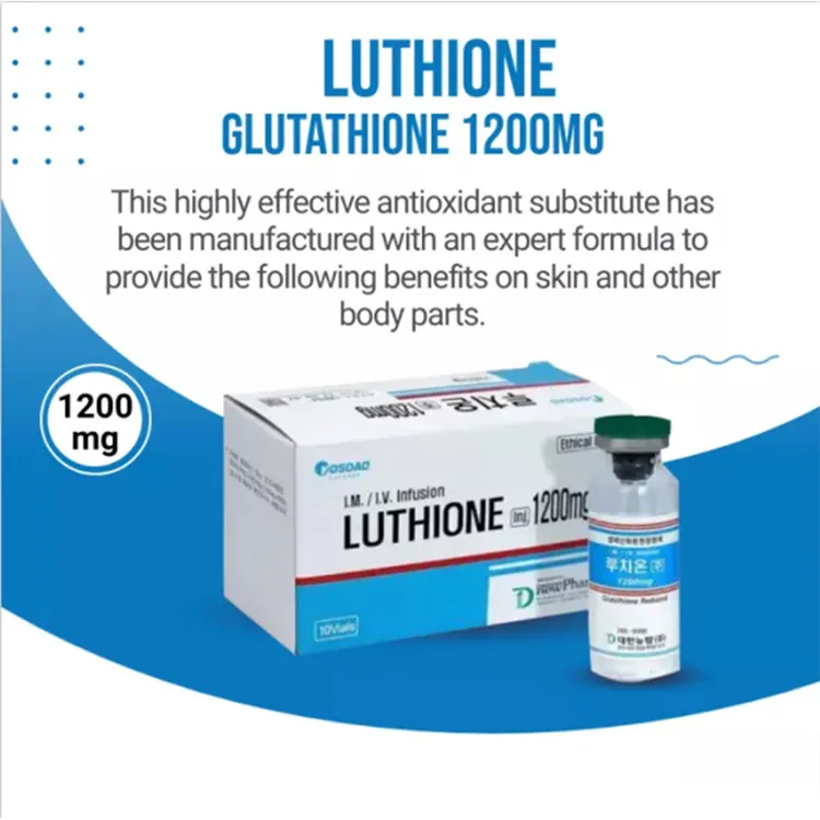 Korea Cindella Luthione 1200mg Glutathione Whitening Vitamin C 10ml*10 Skin Care