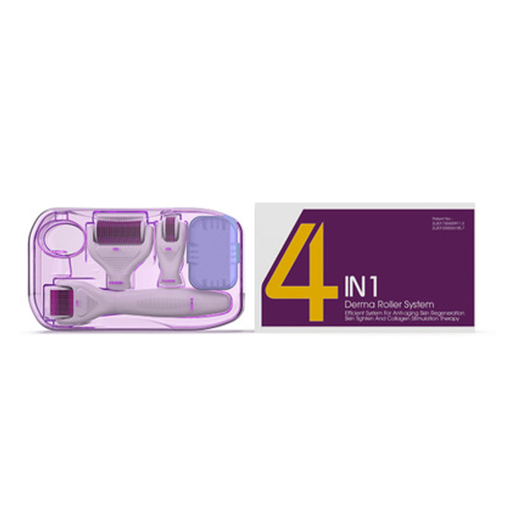 "4 in 1" Micro Needle Derma Roller Skin Care for Beauty