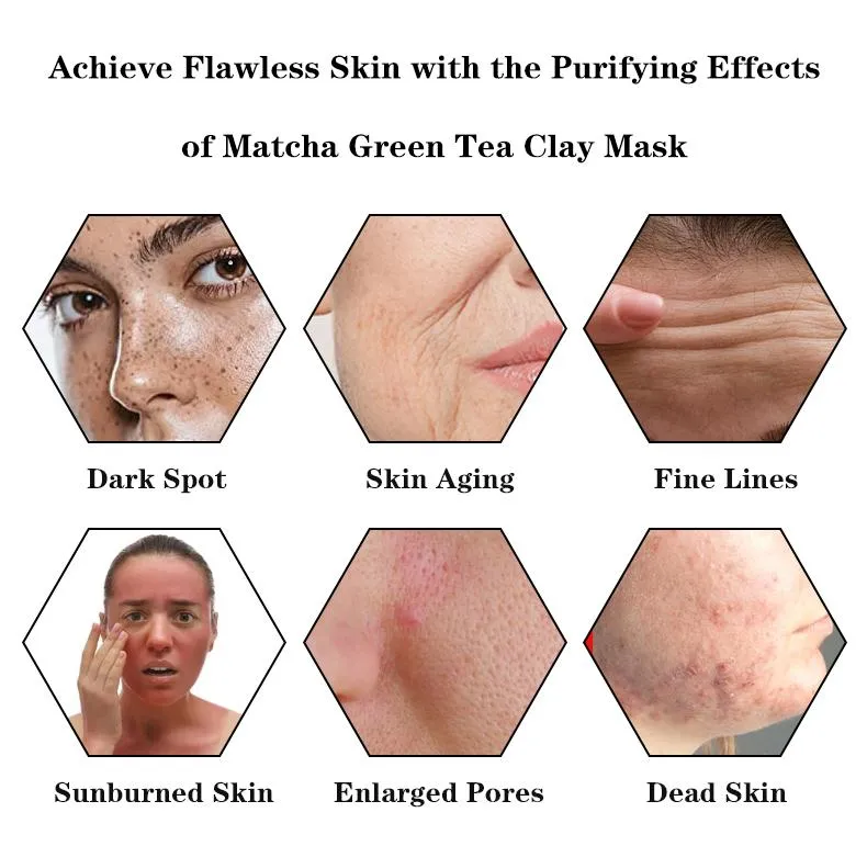 Matcha Clay Mask Application