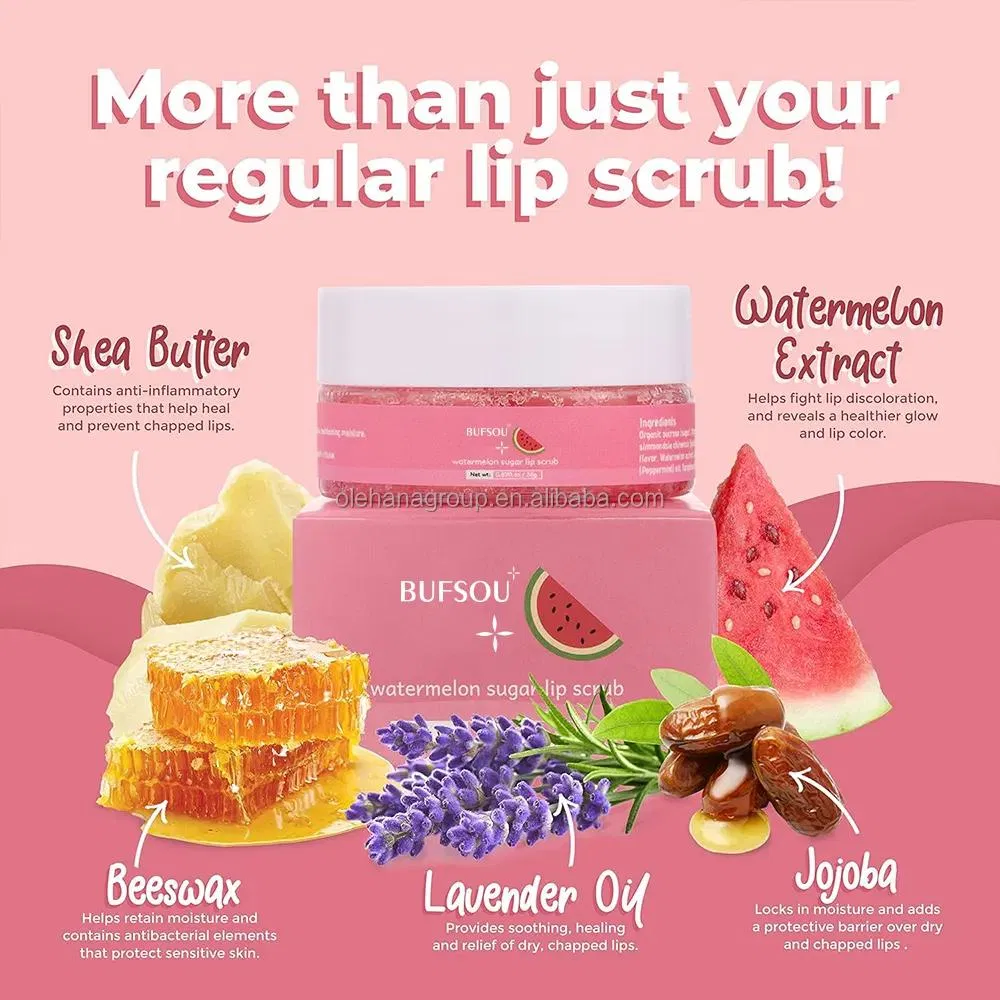 Private Label Organic Fruit Skin Remove Moisturizing Lips Care Products Lip Repair 6 in 1 Gift Set Lip Care Set