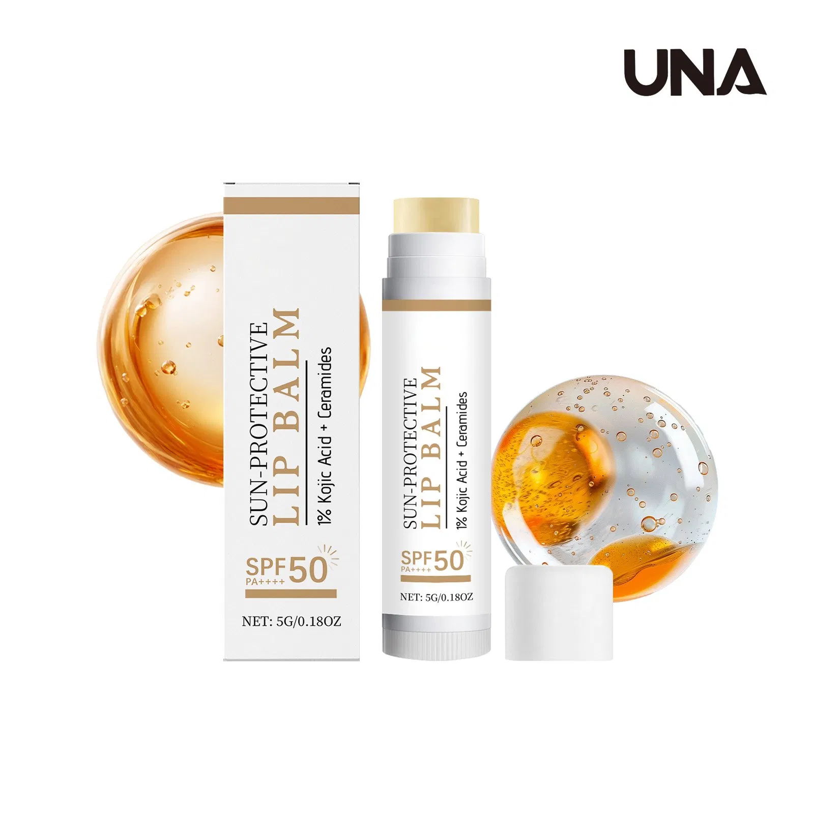Protective Lip Balm - Moisturizes and Nourishes Lip Skin, Hydrating, Radiant, Soft and Delicate, Daily Gentle Care