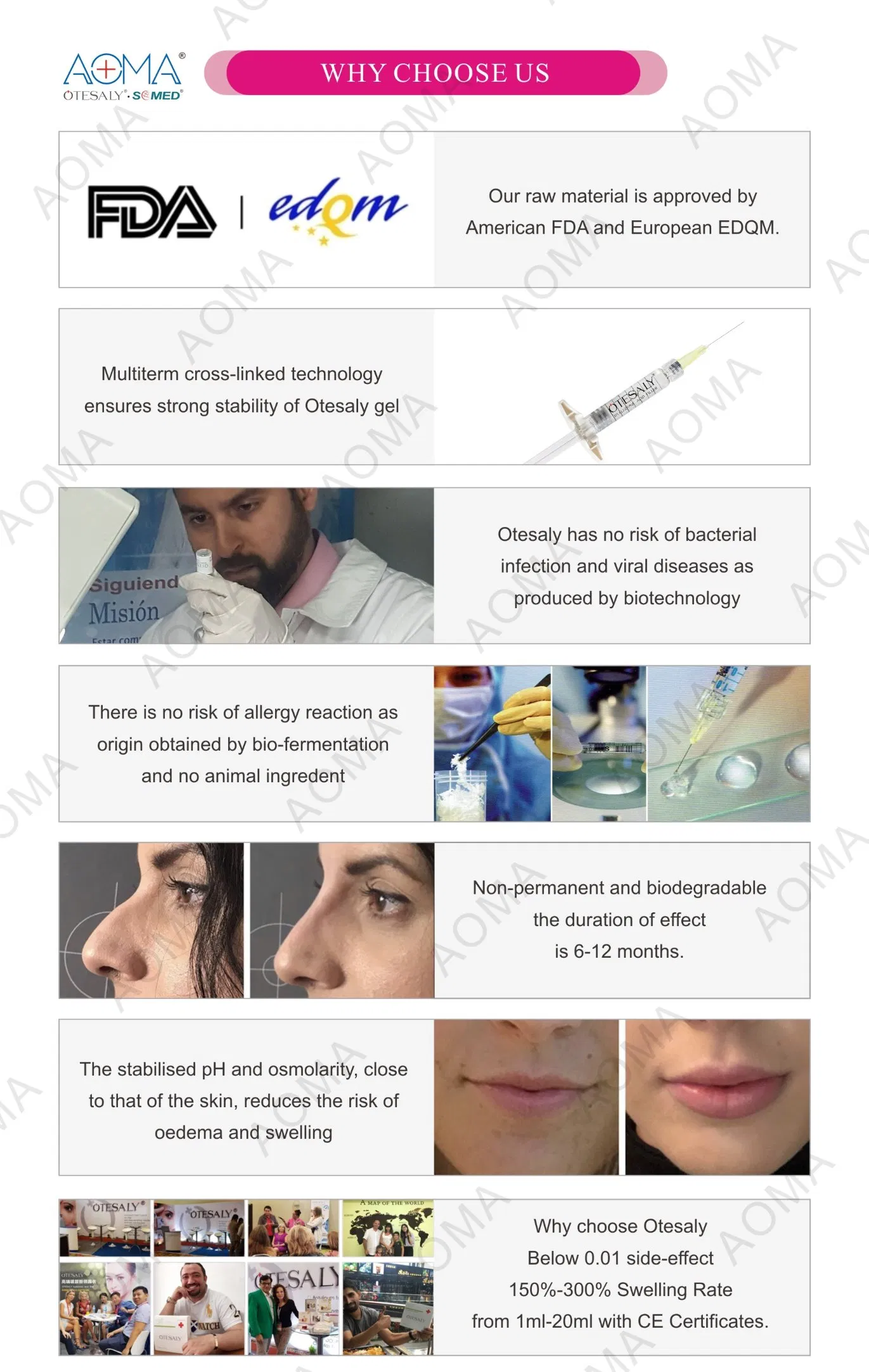 Otesaly Pdrn Solution Injectable Facial Care Skin Whitening Salmon DNA Serum Pdrn Injecction Placentex