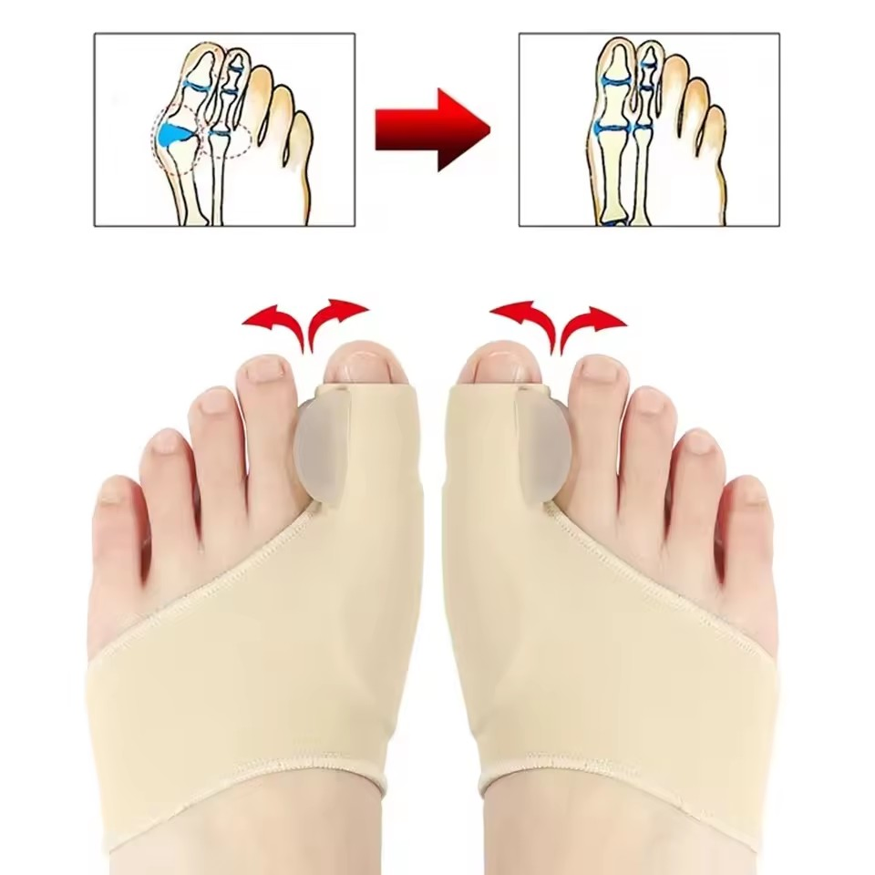 Elastic Woven Spandex Gradual Toe Gentle Repair for Women's Big Toe Reshaping Enhancing Foot Health Toe Spreader