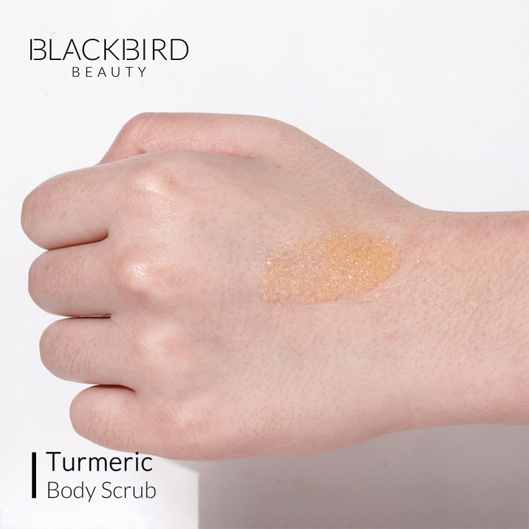 Private Label Deep Cleansing Turmeric Body Scrub Gentle Exfoliating Body Scrub Customized
