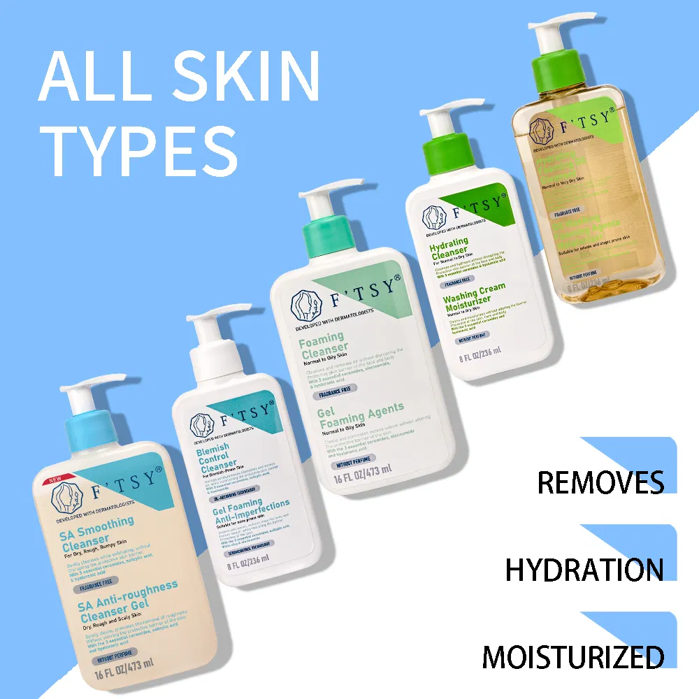 Custom Moisturizing Nourishing Face Wash Gel Deep Cleansing Oil Washing Foaming Agents Moisturizer