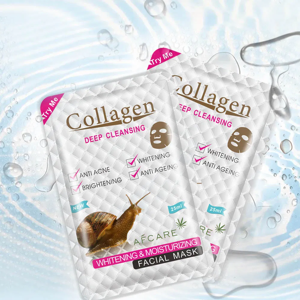 Korea Manufactured Face Mask Sheet Pack Snail Mask Pack Skincare