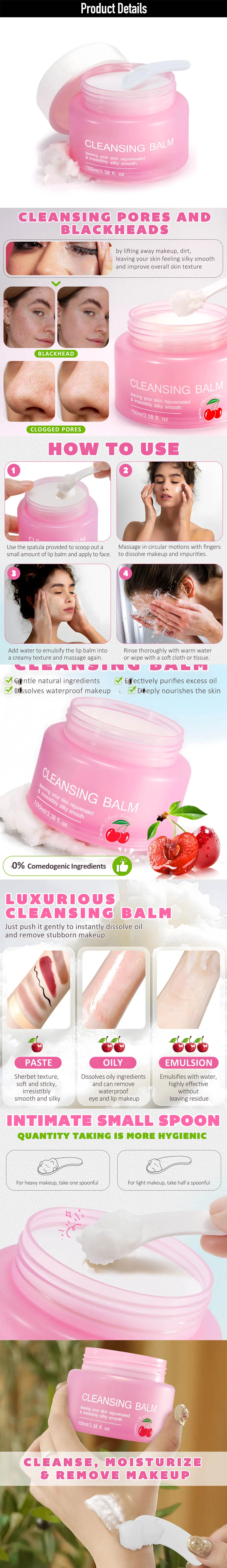 Gentle and Non-Irritating Deep Cleansing Balm Details