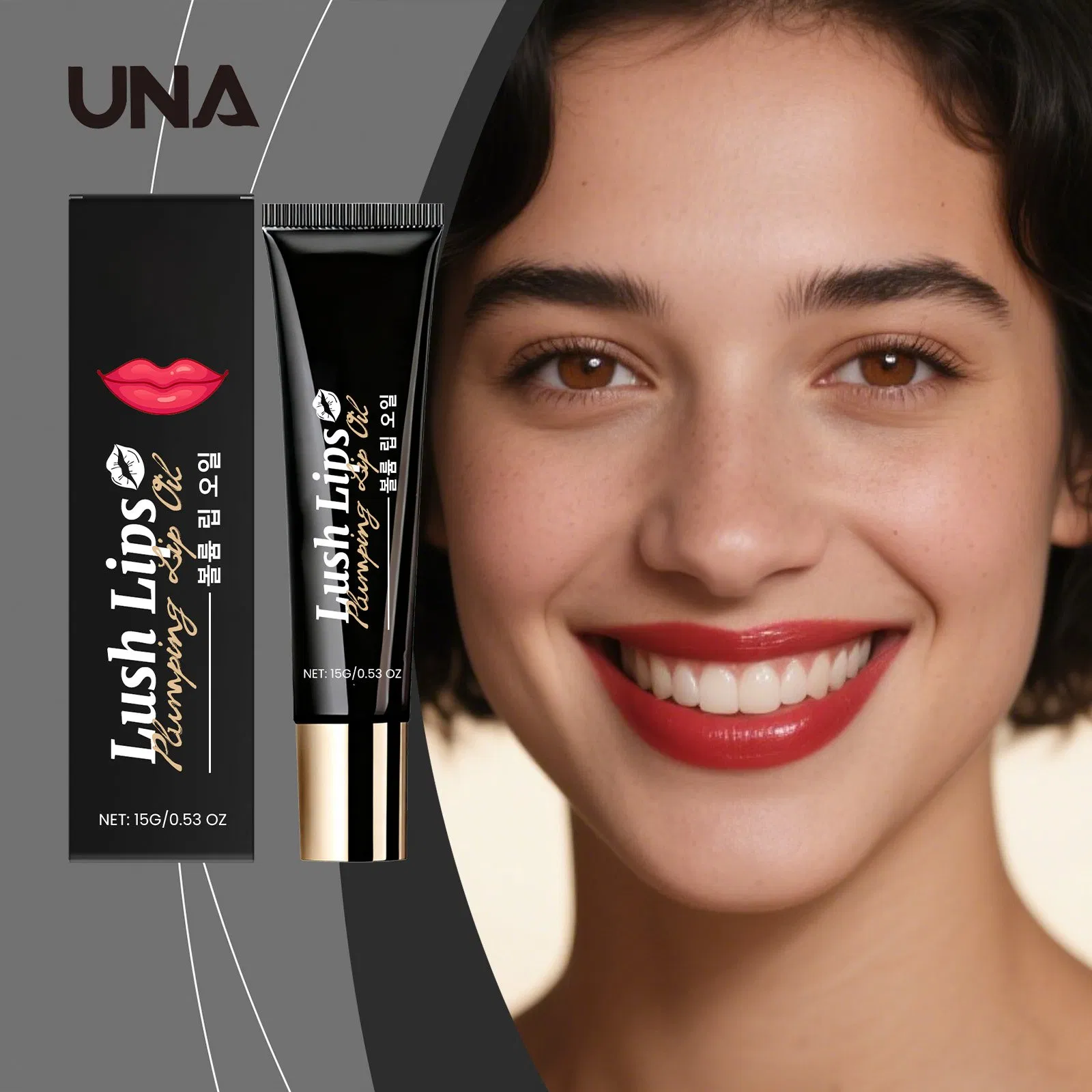 Nourishing &amp; Plumping Lip Oil - Nourishes Lips, Hydrating and Smooth, Non-Greasy, Daily Moisturizing Care