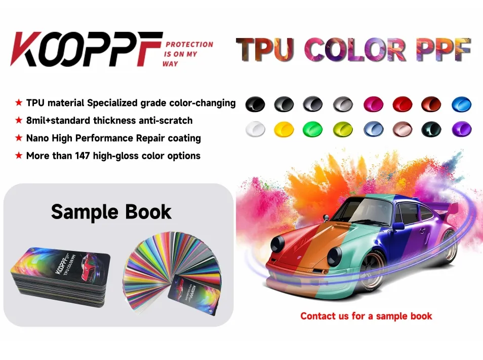 Self Adhesive Car Paint Protection Film Color Ppf