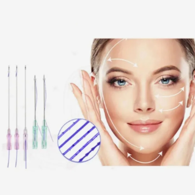High-Quality Hskinlift Pdo Fishbone to Tighten and Tighten Skin, Absorbable Facial Skin Lifting Double