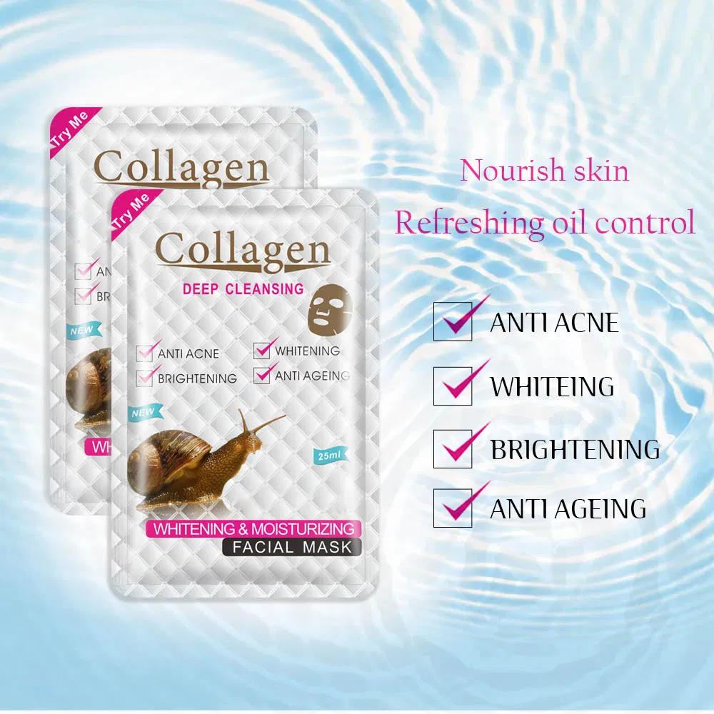 Korea Manufactured Face Mask Sheet Pack Snail Mask Pack Skincare