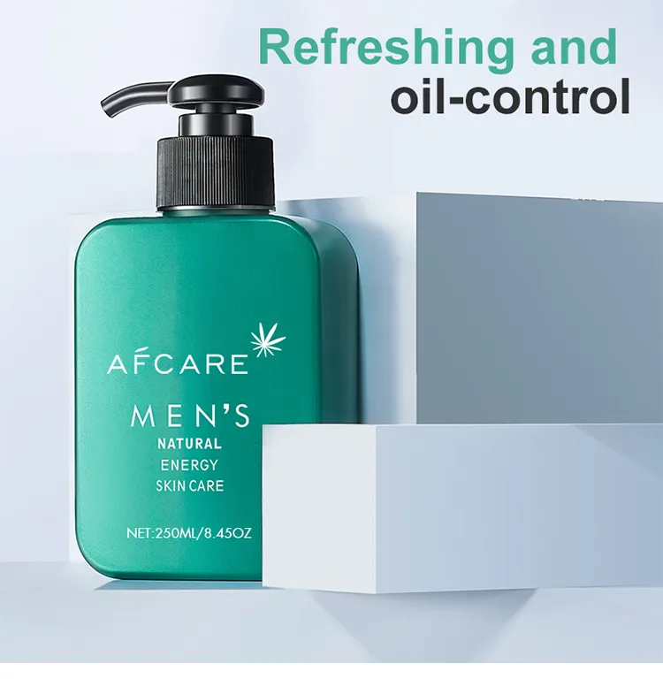 Private Label Men Amino Acid Cleanser Deep Cleansing Oil Control Foam Herbal