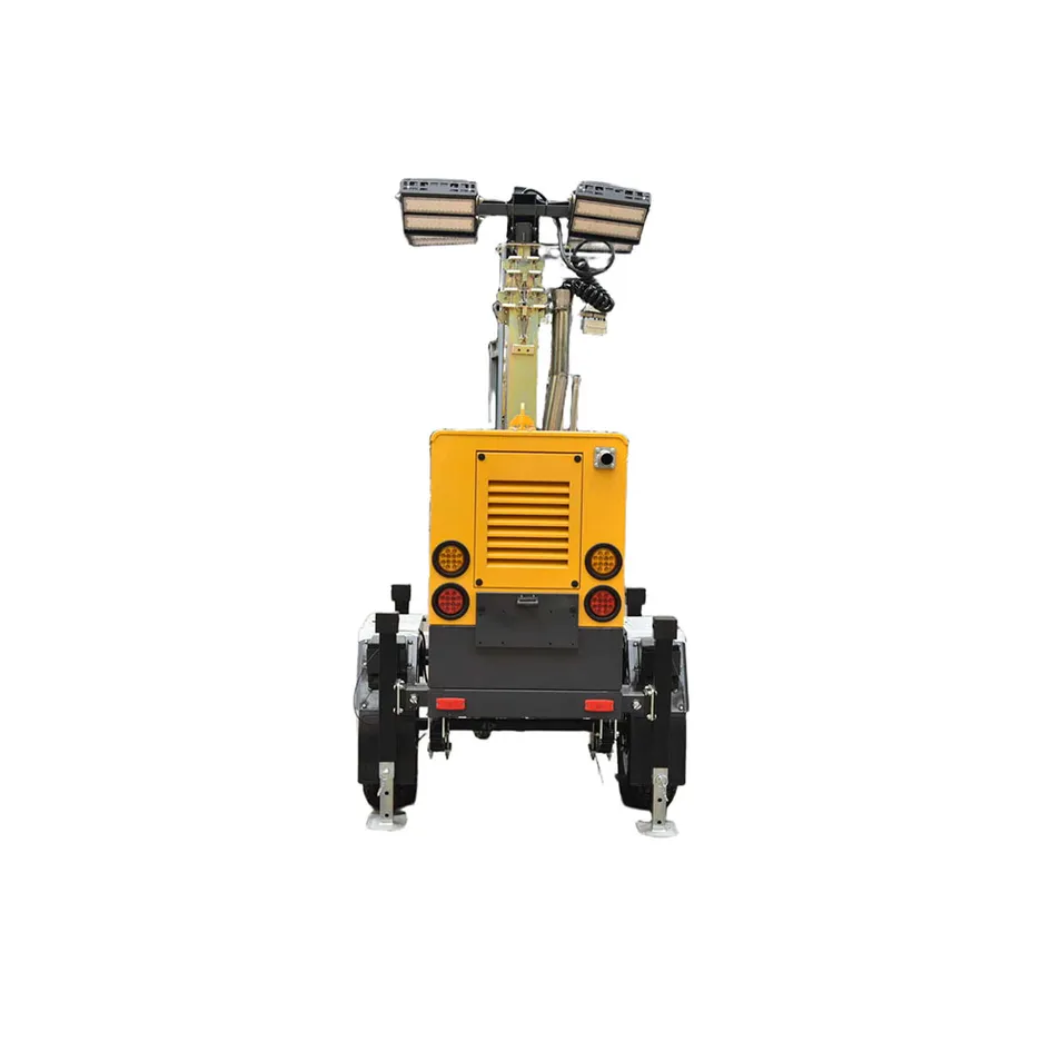 Worksite lighting setup