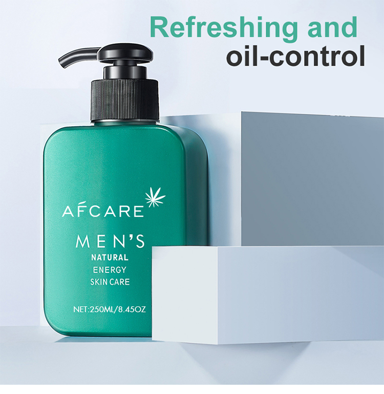 Private Label Men Amino Acid Cleanser Deep Cleansing Oil Control Foam Herbal